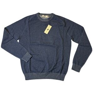Onward Reserve mens M Medium dolphin blue new sport sweater crew neck NWT